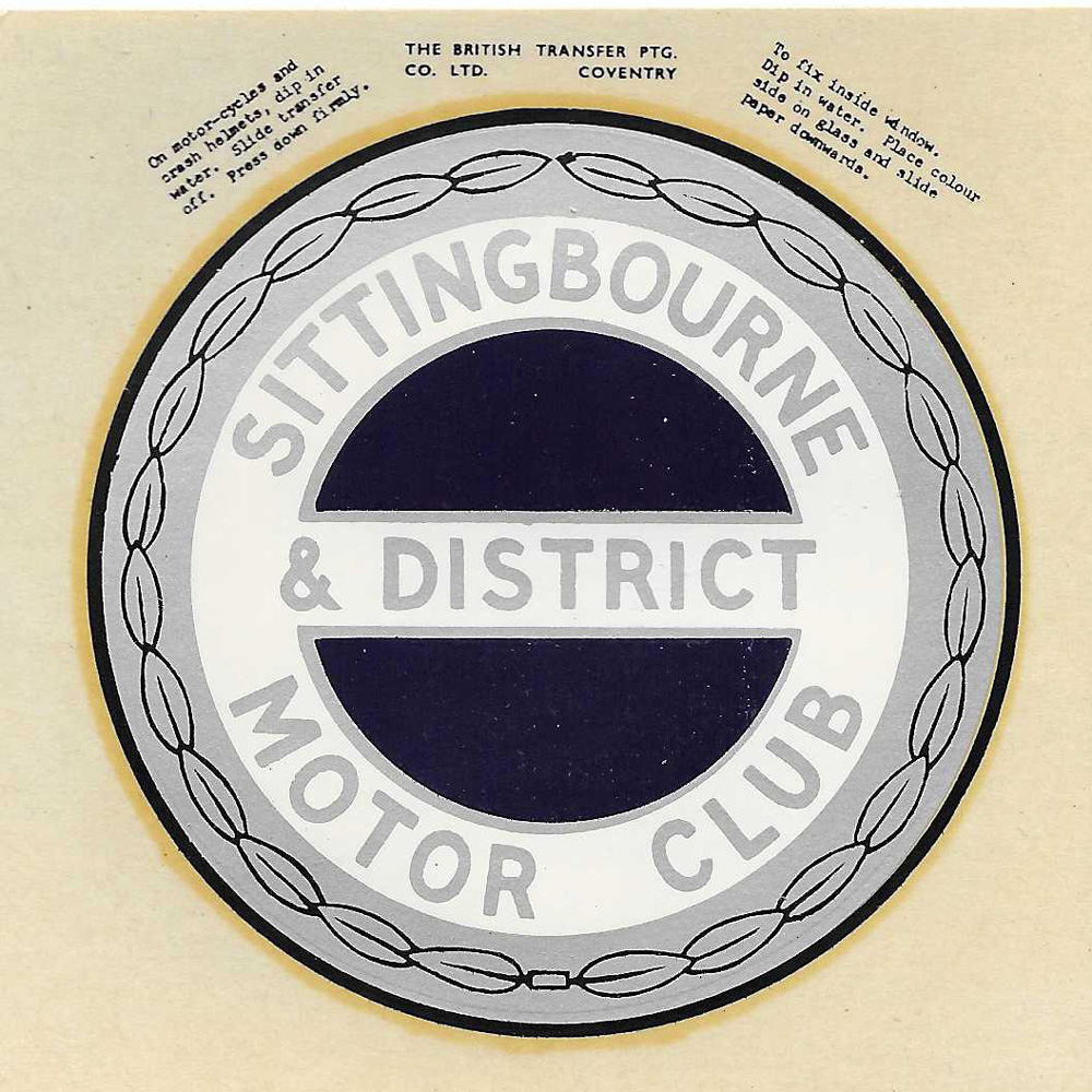 Transfer Sittingbourne & District Motor Club