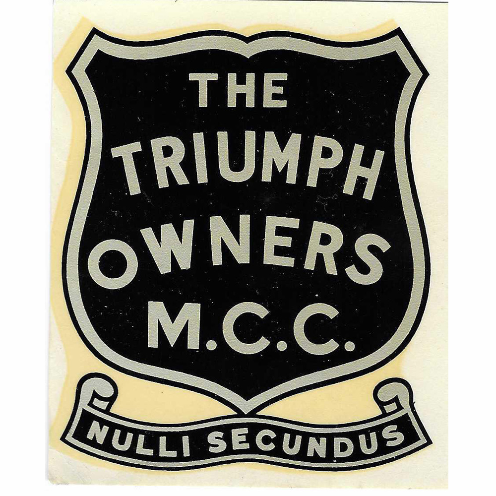 Transfer Triumph Owners Motor Cycle Club