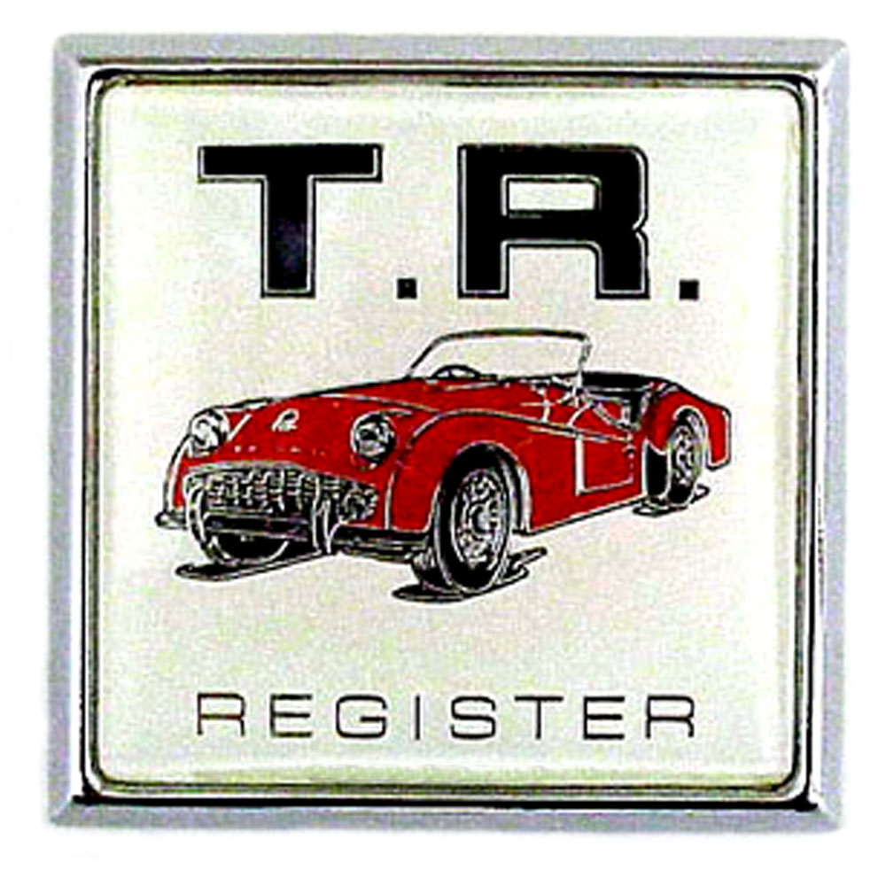 Triumph TR Register car badge