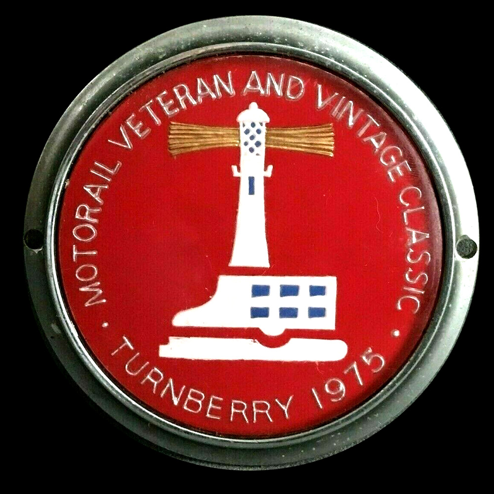 Turnberry Motorail Veteran and Vintage Classic car badge