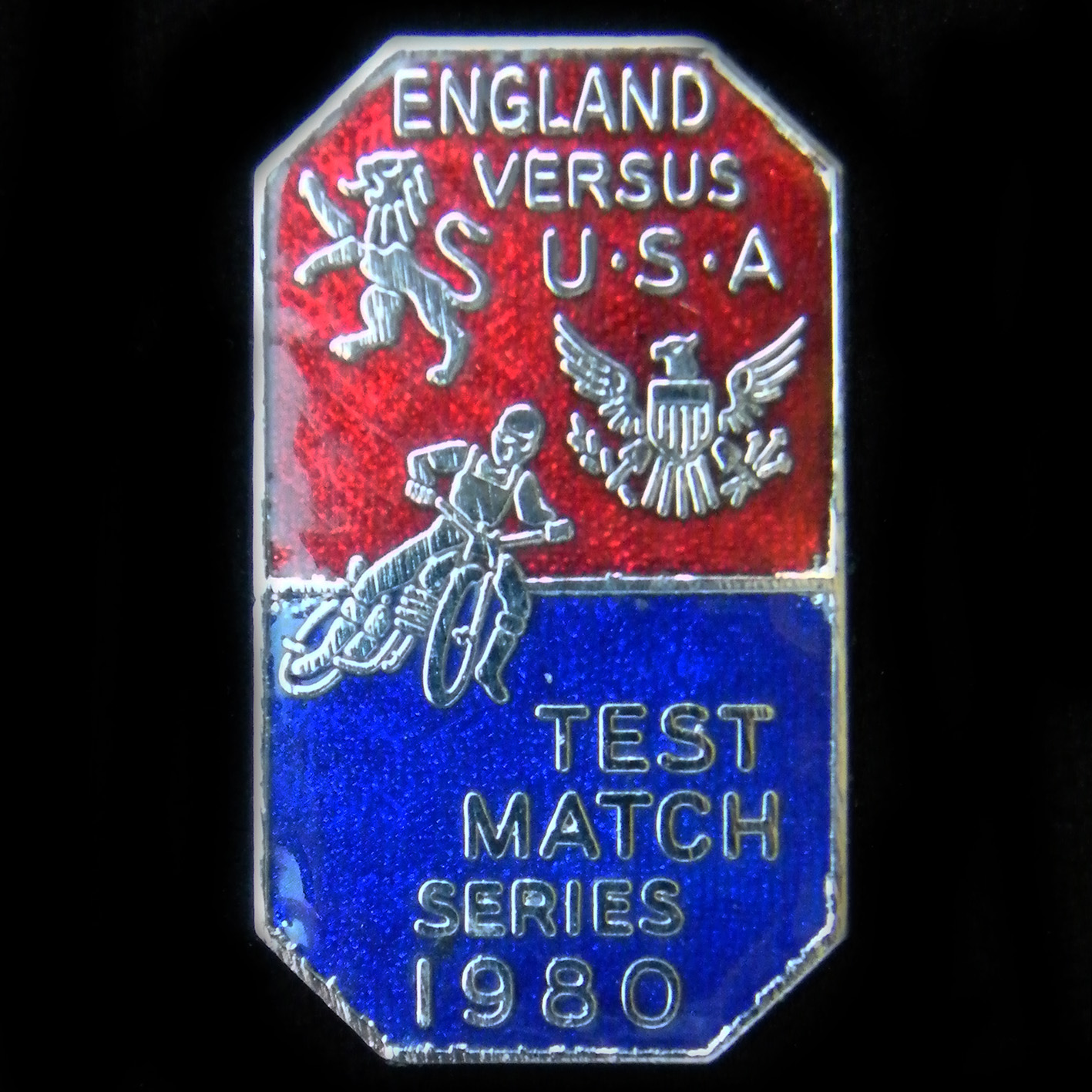 Speedway Test Series Lapel Badge