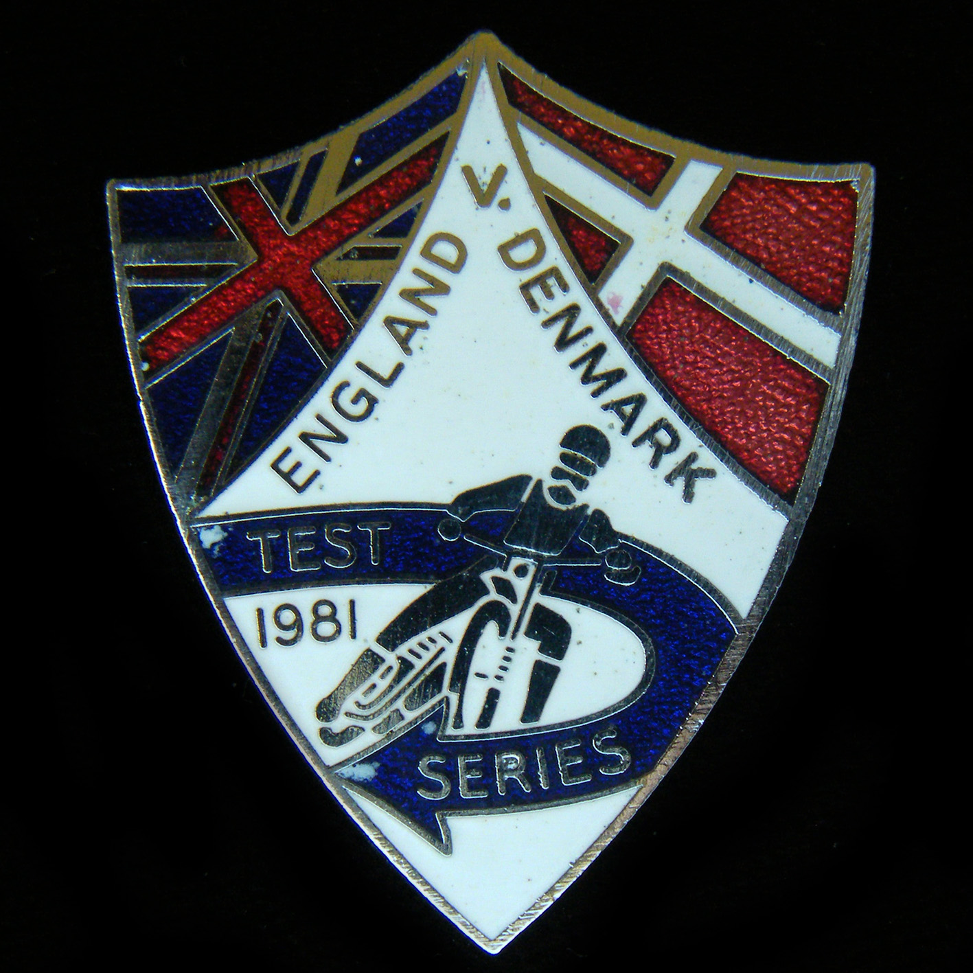 Speedway Test Series Lapel Badge