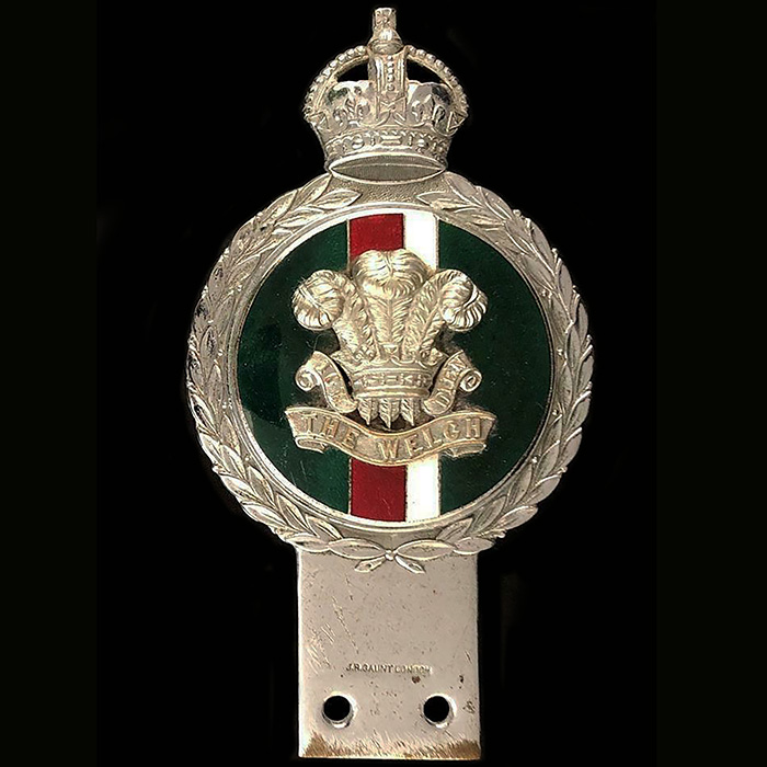 The Welsh Regt car badge