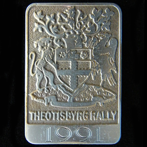 Theotisbyrg Rally pin badge 1991