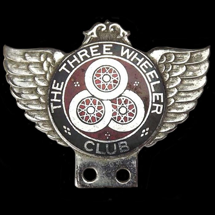 Three Wheeler Club car badge