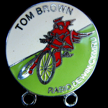 Newport Speedway lapel badge