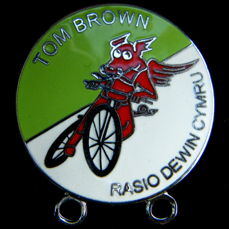 Newport Speedway lapel badge
