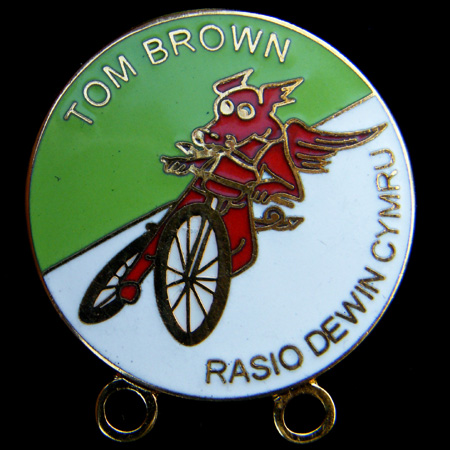 Newport Speedway lapel badge