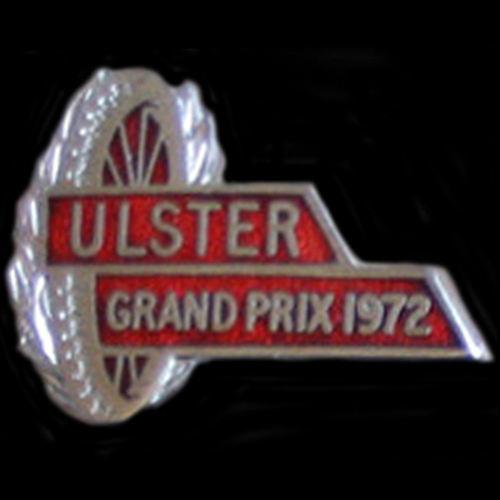 Ulster Grand Prix 1972 Lapel Badge