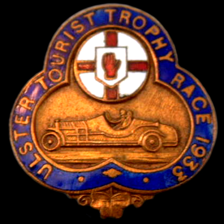 Ulster T.T. 1933 Lapel Badge