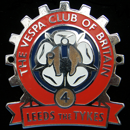 The Vespa Club of Britain Cog Badge 