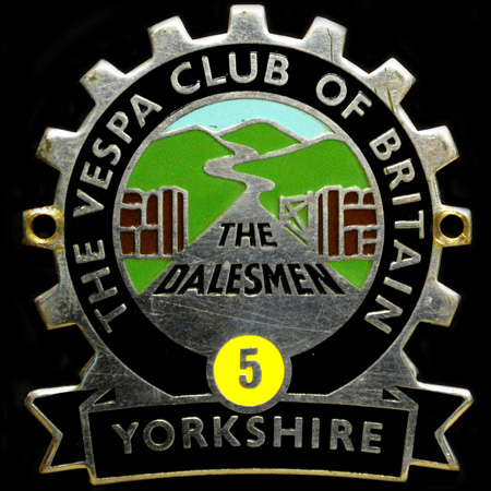 The Vespa Club of Britain Cog Badge