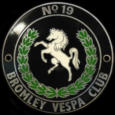 The Vespa Club of Britain Cog Badge