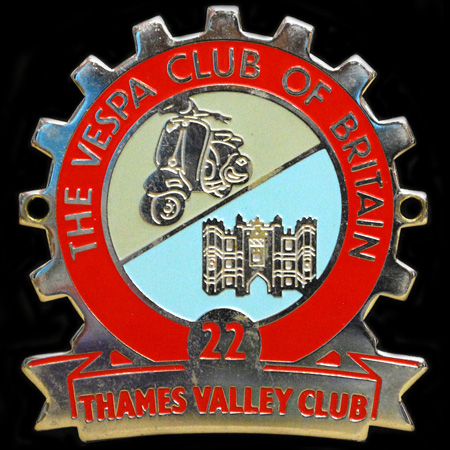 The Vespa Club of Britain Cog Badge