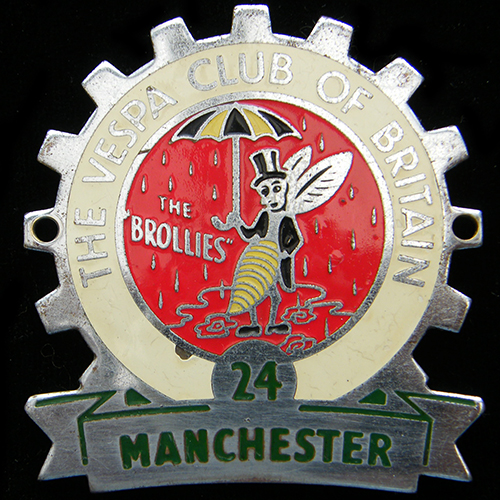 The Vespa Club of Britain Cog Badge 