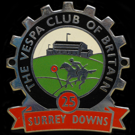 The Vespa Club of Britain Cog Badge