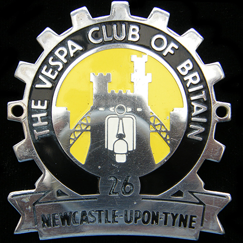 The Vespa Club of Britain Cog Badge