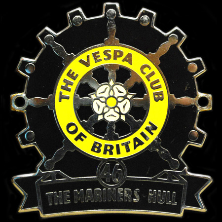 The Vespa Club of Britain Cog Badge