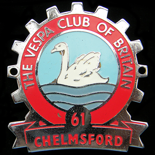 The Vespa Club of Britain Cog Badge 