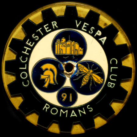 The Vespa Club of Britain Cog Badge