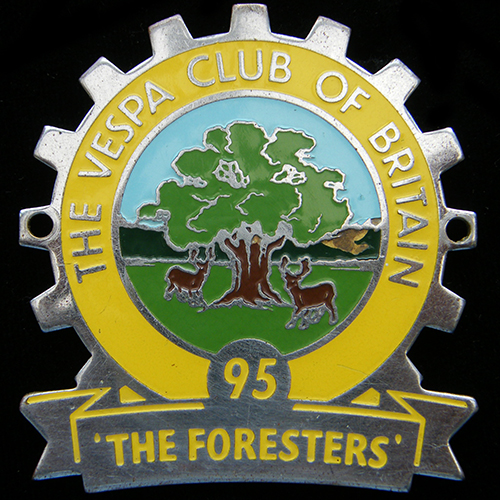 The Vespa Club of Britain Cog Badge 