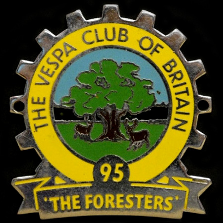 The Vespa Club of Britain Cog Badge