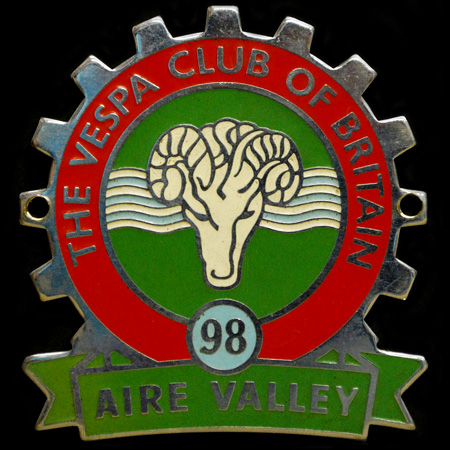 The Vespa Club of Britain Cog Badge