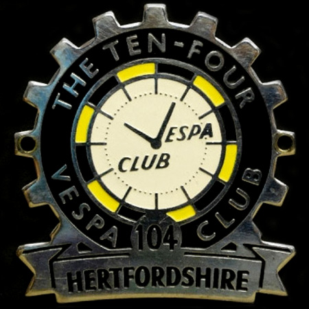 The Vespa Club of Britain Cog Badge