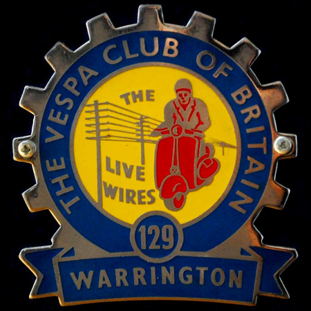 The Vespa Club of Britain Cog Badge