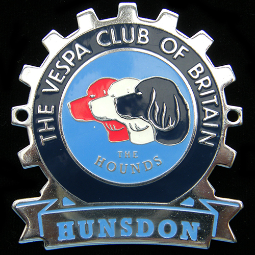 Vespa Club of Britain cog badge