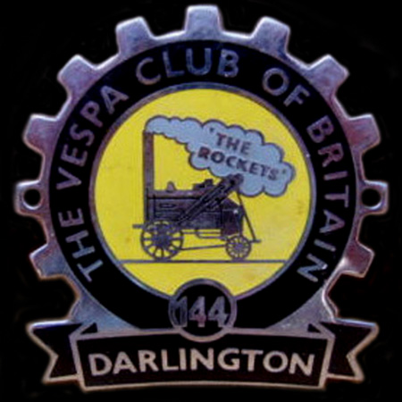 The Vespa Club of Britain Cog Badge
