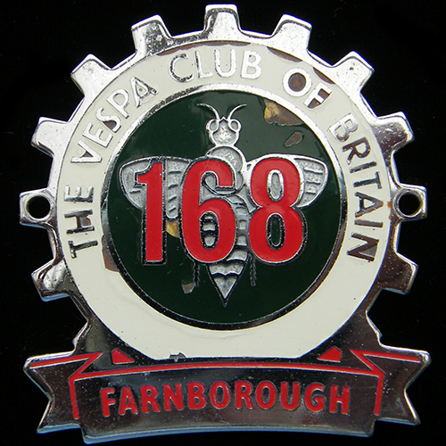 The Vespa Club of Britain Cog Badge 