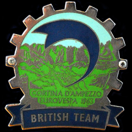 The Vespa Club of BritainCortina British Team Cog Badge