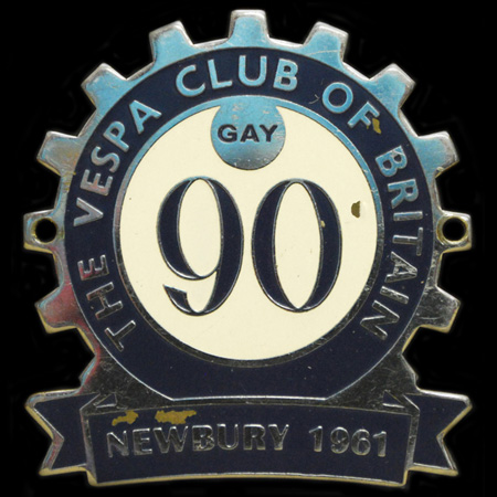 The Vespa Club of BritainNewbury 1961 Cog Badge