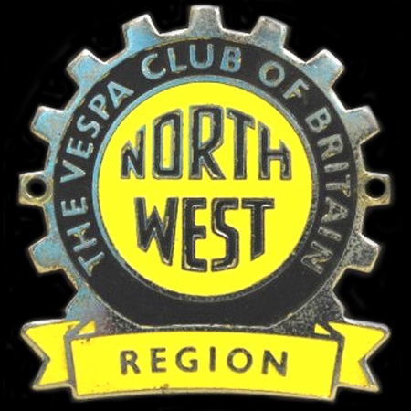 The Vespa Club of BritainNorth West Region Cog Badge
