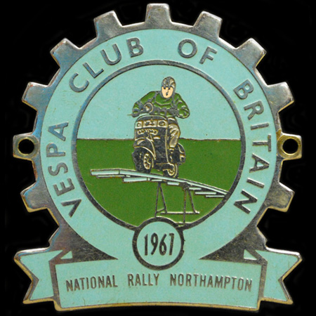 The Vespa Club of Britain Cog Badge