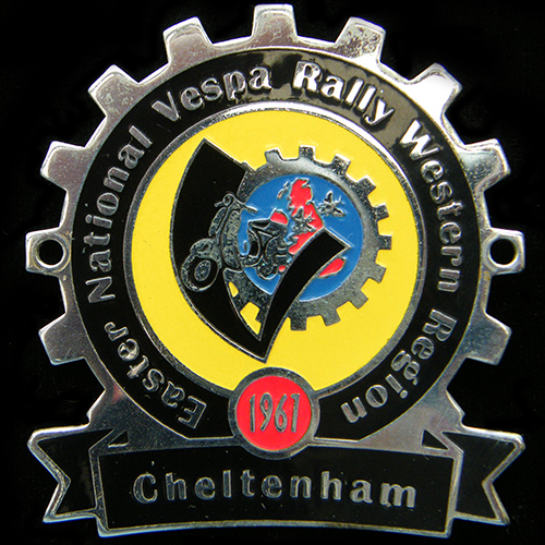 The Vespa Club of Britain Cog Badge 