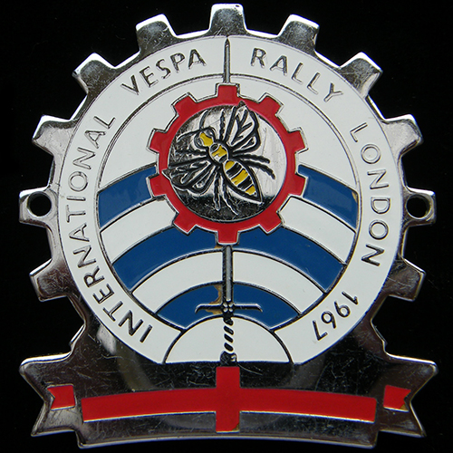 The Vespa Club of Britain Cog Badge 