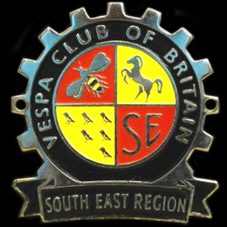 The Vespa Club of BritainSouth East Region Cog Badge