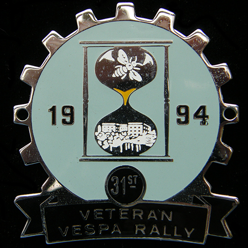 The Veteran Vespa Club of Britain Cog Badge 