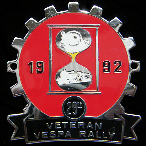 The Veteran Vespa Club of Britain Cog Badge 