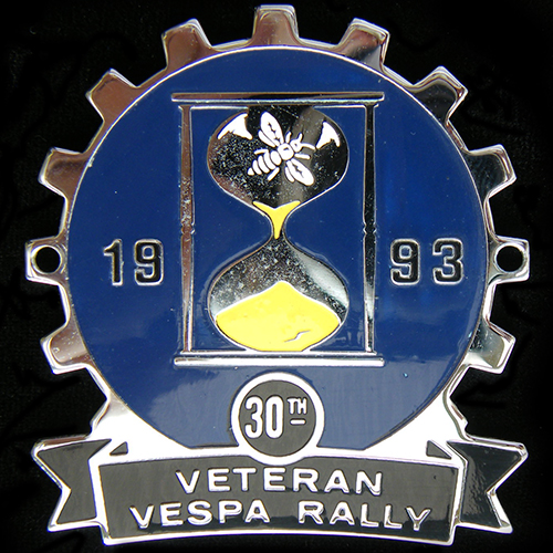 The Veteran Vespa Club of Britain Cog Badge 