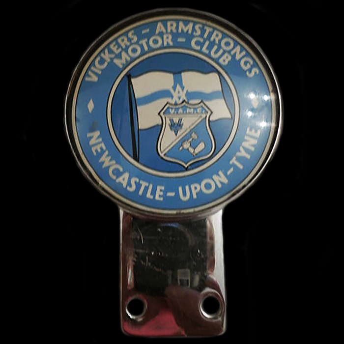 Vickers Armstrongs Motor Club car badge