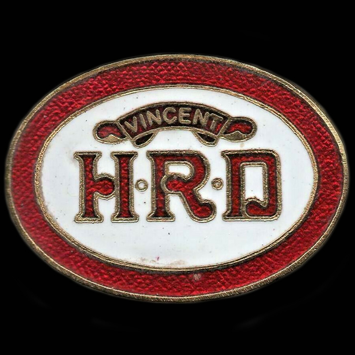 Vincent H R D  pin badge