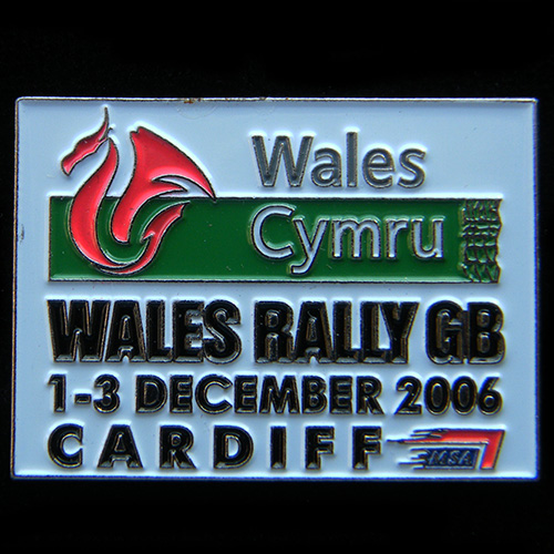 Wales GB RAC Rally Pin Badge