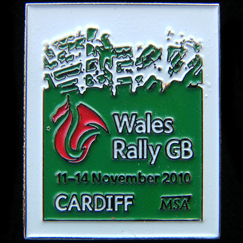 Wales GB RAC Rally Pin Badge