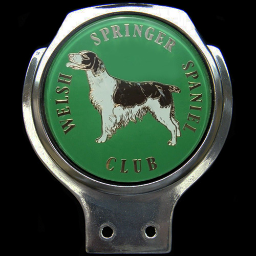 Welsh Springer Spaniel Club Car Badge