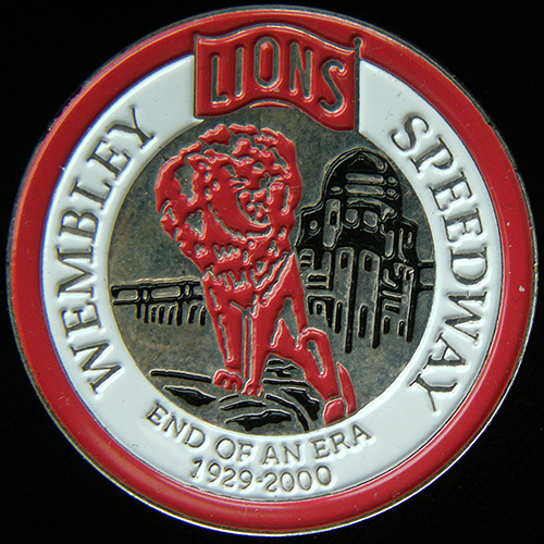 Wembley Speedway Lions Lapel Badge