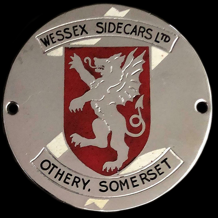 Wessex Sidecars Ltd car badge