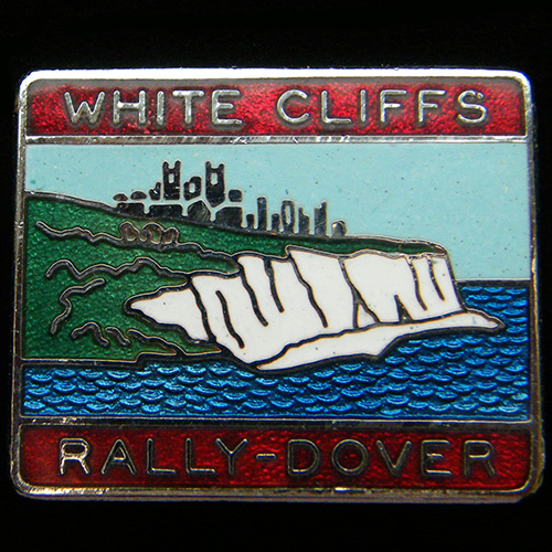 White Cliffs Rally lapel badge